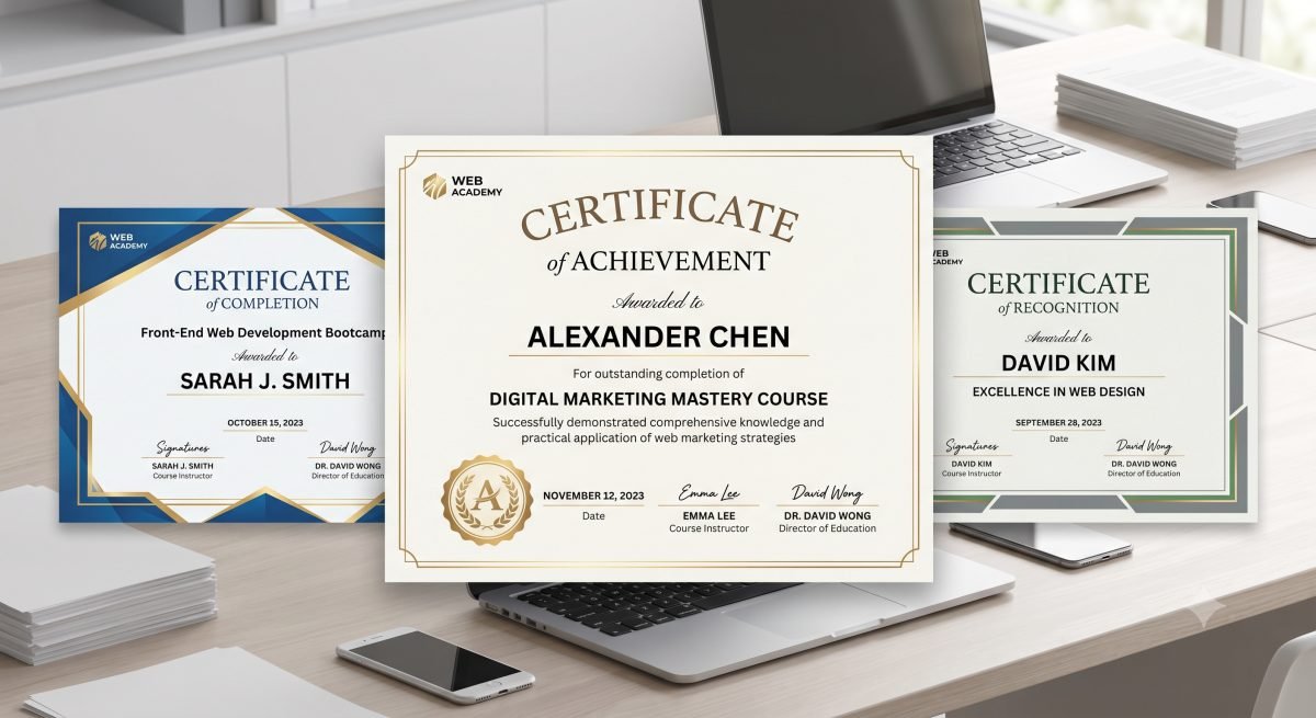 Premium Certificate